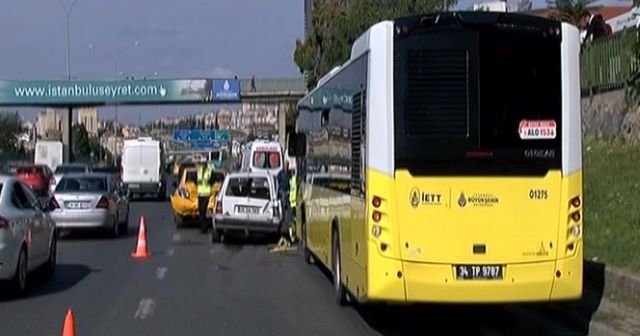 İstanbul&#039;da zincirleme kaza