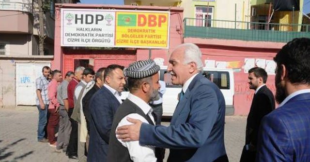 Kamalak&#039;tan Cizre HDP&#039;ye ziyaret