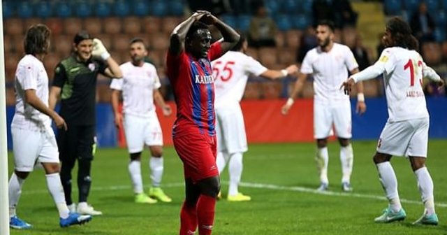 Karabükspor'a evinde büyük darbe