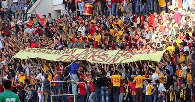 Kayseri’de olay pankarta polis el koydu