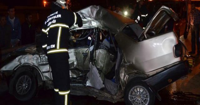 Manisa&#039;da trafik kazası, 2 ölü