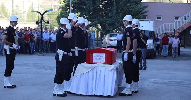 Şehit polis memuru Keleş için tören düzenlendi
