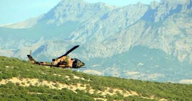 TSK açıkladı, 'Helikopterler ateş yağdırıyor'