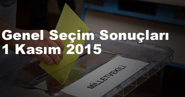  Seçim Sonuçları, 2015 Genel seçim sonuçları