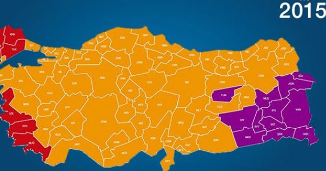 AK Parti 1 Kasım'da haritayı da değiştirdi