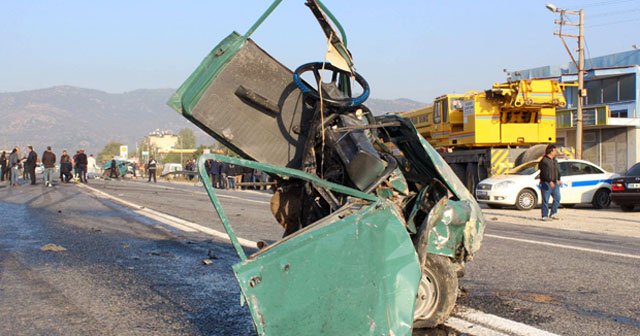 Aydın’da trafik kazası, 2 ölü