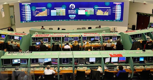 Borsa işlem hacmi rekoru ile yüzde 5,40 yükseldi