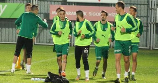 Bursaspor, Aksihar hazırlıklarını sürdürdü