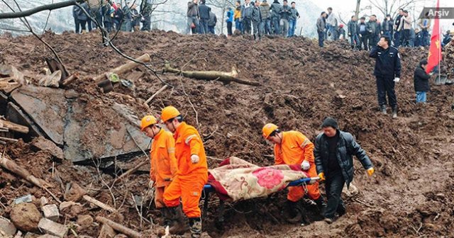 Çin&#039;deki heyelanda ölü sayısı arttı