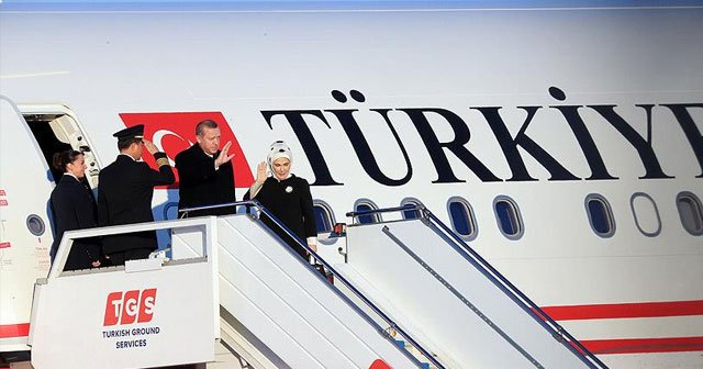 Cumhurbaşkanı Erdoğan Fransa'ya gitti