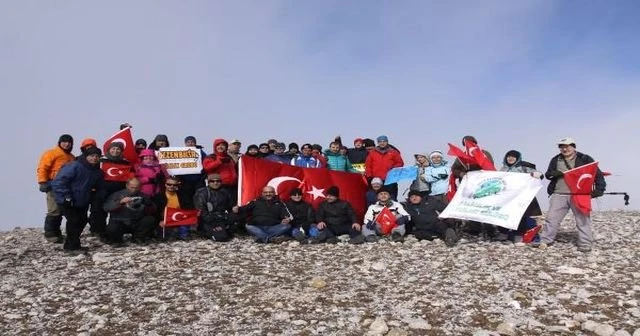Dağcılar, Ilgaz Dağı'na tırmandı