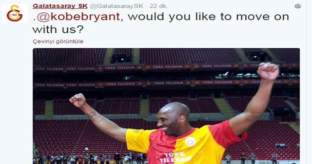 Galatasaray&#039;dan Kobe Bryant&#039;a teklif