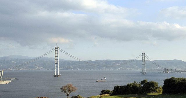 İzmit Körfez Geçişi Asma Köprüsü&#039;nde sona yaklaşılıyor