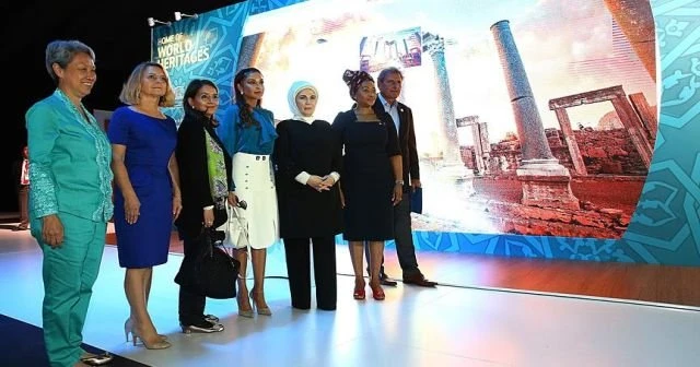 Liderlerin eşleri 'G20 Home Kültür Alanı'nı gezdi