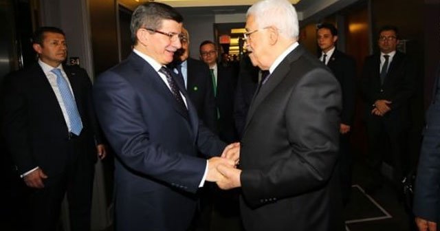 Mahmut Abbas&#039;tan, Davutoğlu&#039;na telefon