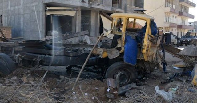 Mardin&#039;de bomba yüklü araç imha edildi