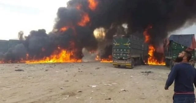 Rusya insani yardım TIR'larını vurdu