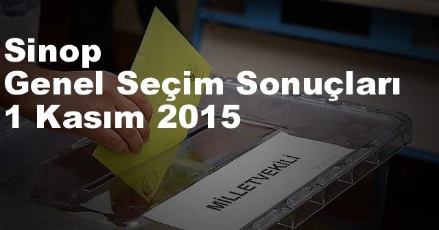 Sinop Seçim Sonuçları, 2015 Genel seçim sonuçları