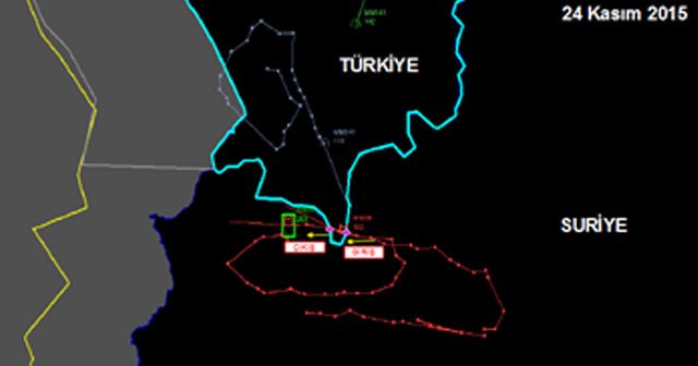 TSK, düşürülen uçağın radar izini paylaştı