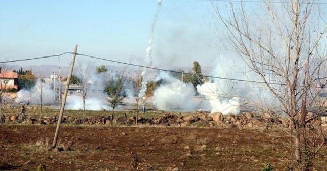 Yol kapatmak isteyen PKK&#039;ya müdahale