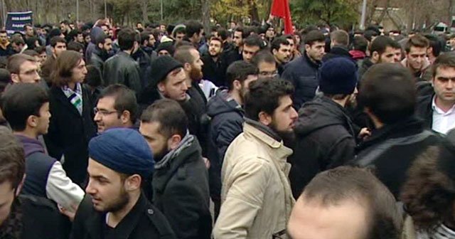 Ankara Üniversitesi&#039;nde eylem