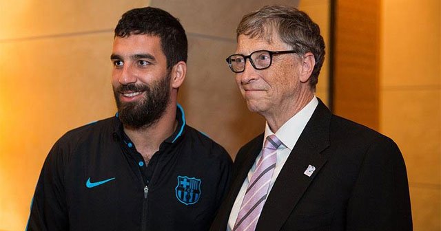 Arda Turan Bill Gates ile buluştu