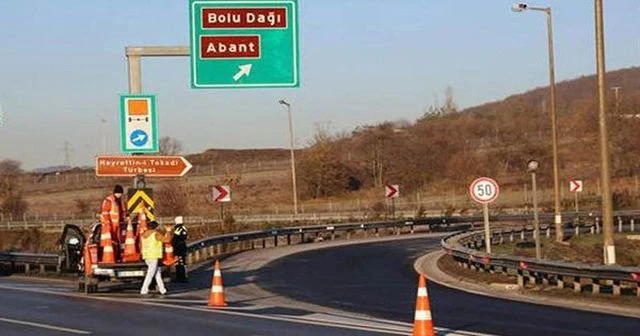 Bolu Dağı Tüneli'ndeki çalışma uzadı