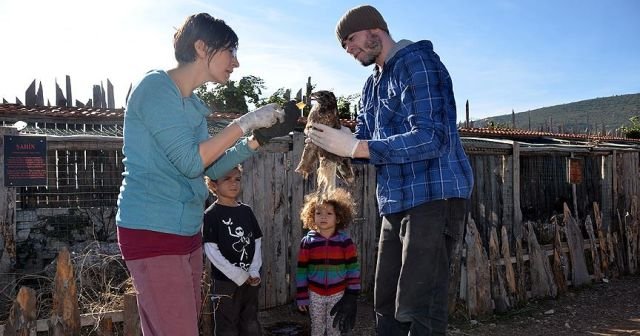 Çocuklarına doğa sevgisi aşılamak için ABD&#039;den geldi