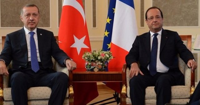 Cumhurbaşkanı Erdoğan, Hollande&#039;la görüştü