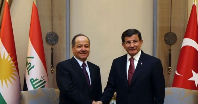 Davutoğlu Barzani ile görüştü