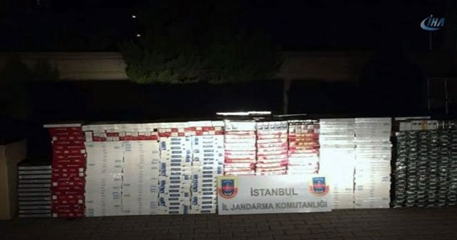 Durdurulan TIR’da 24 bin paket kaçak sigara ele geçirildi