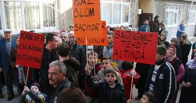 Mahallelinin baz istasyonu tepkisi