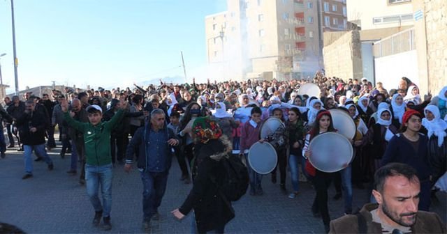 Şırnak&#039;ta yürüyüşe polis müdahalesi