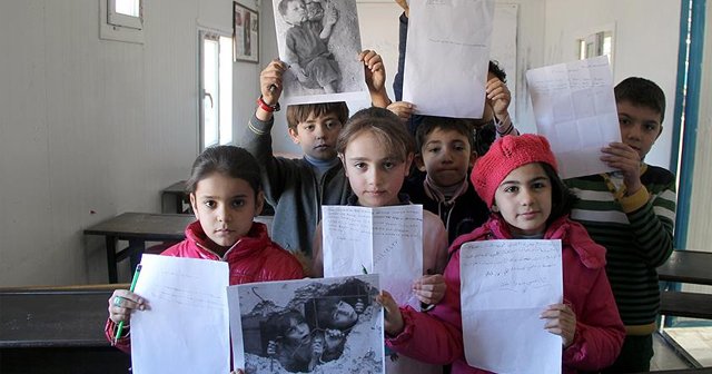 Türkmen çocuklardan BM&#039;ye mektup