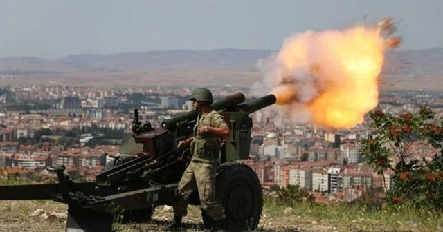 'Füzenin geldiği noktaya 54 top atışı yapıldı'