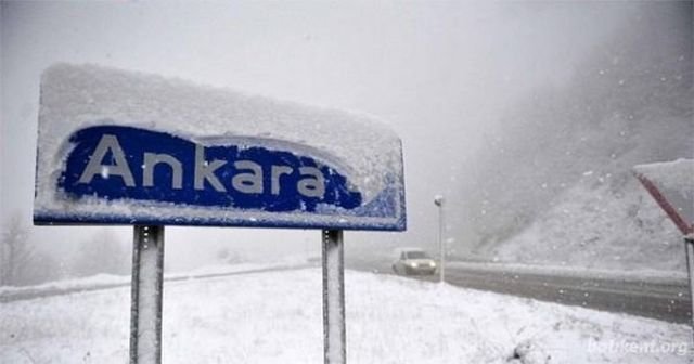 Ankara buz tuttu! -22 derece