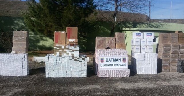 Batman&#039;da kaçak sigara operasyonu