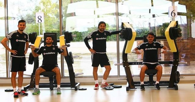 Beşiktaş kuvvet ve kondisyon çalıştı