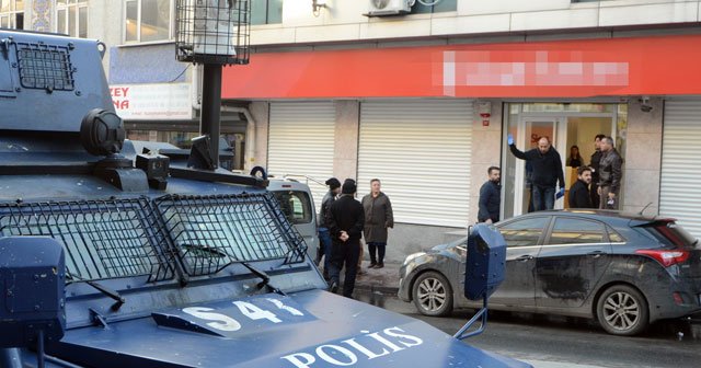 Beyoğlu&#039;nda silahlı banka soygunu