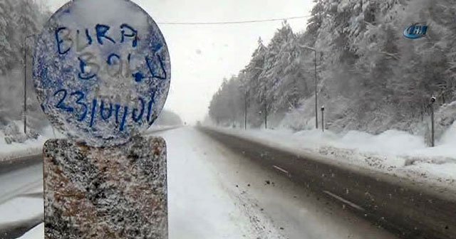 Bolu Dağı&#039;nda kar kalınlığı 50 santimetreye ulaştı