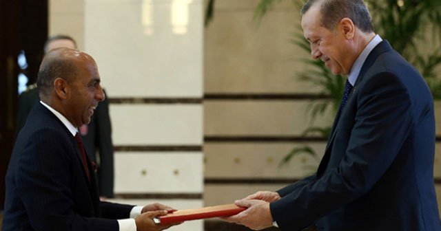 Cumhurbaşkanı Erdoğan güven mektubunu kabul etti