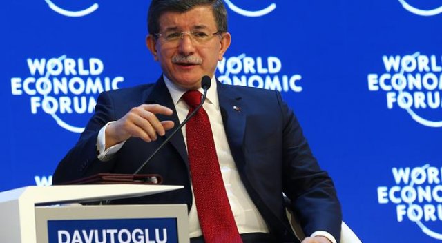 Davutoğlu&#039;ndan Davos&#039;ta sert çıkış