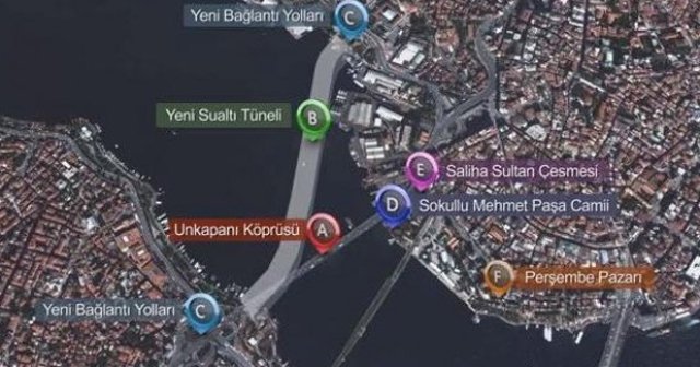 Haliç’e tüp geçit için çalışmalara başlandı