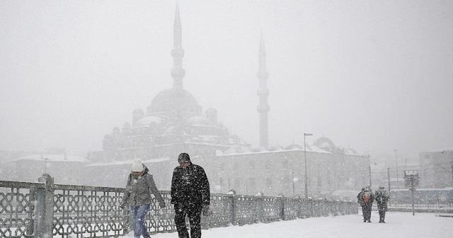 İstanbul&#039;da kar alarmı