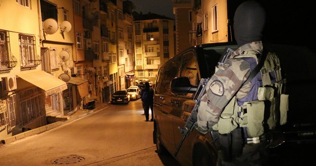 İstanbul&#039;un 8 ilçesinde PKK operasyonu