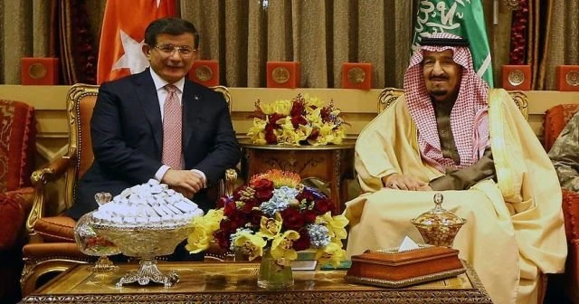 Kral Selman Başbakan Davutoğlu onuruna yemek verdi