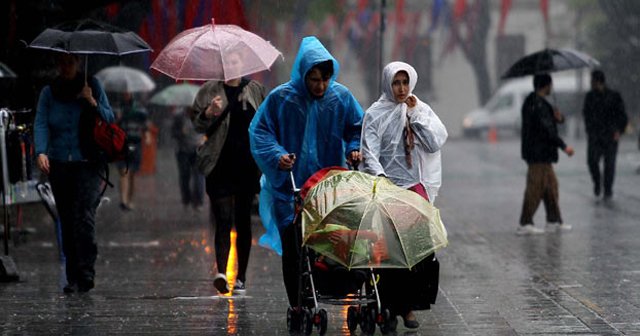 Meteoroloji'den 8 il kuvvetli yağış uyarısı