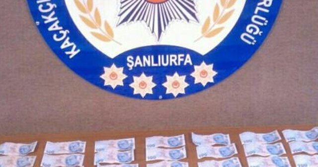 Şanlıurfa&#039;da sahte basılmış, 35 bin TL ele geçirildi