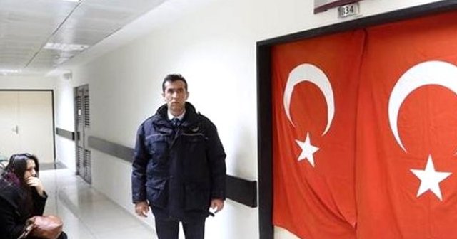 Şehit polisin kız arkadaşı morgun önünden ayrılamadı