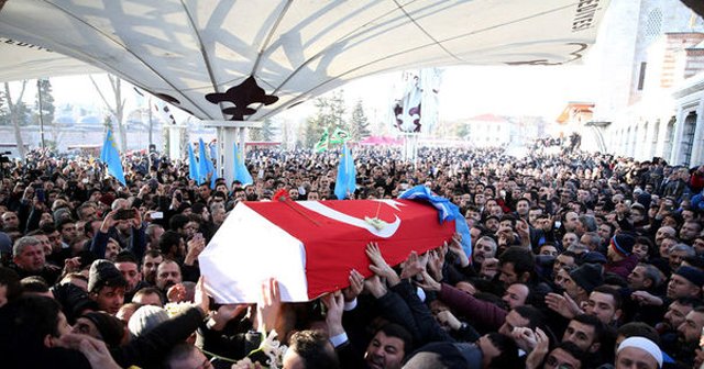 Suriye&#039;de ölen MHP&#039;li başkan yardımcısı toprağa verildi